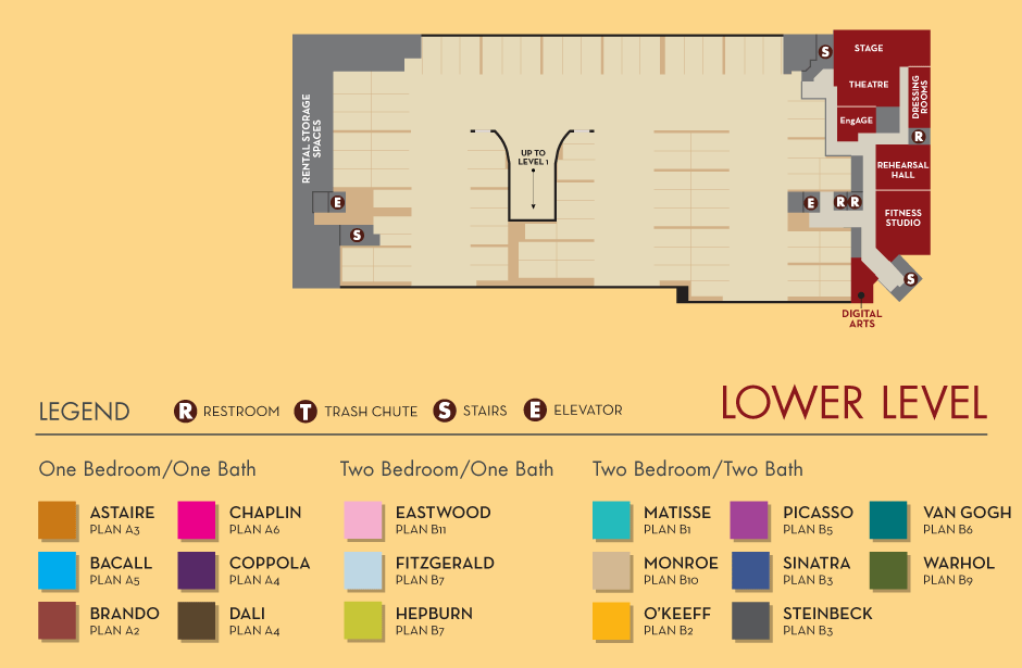 NOHO Site Plan Lower Level